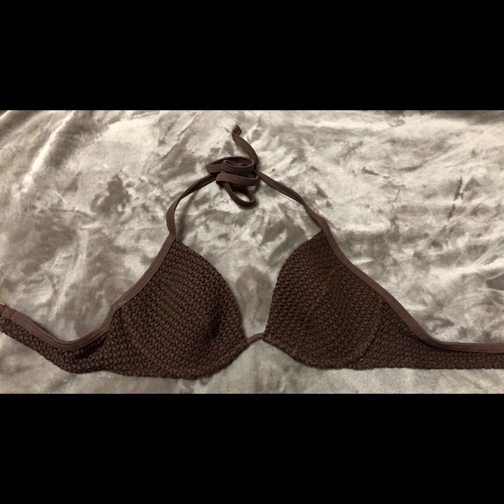 Brown Bikini Top